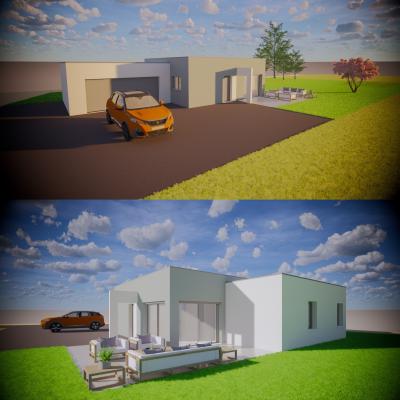 Maison moderne à Amailloux