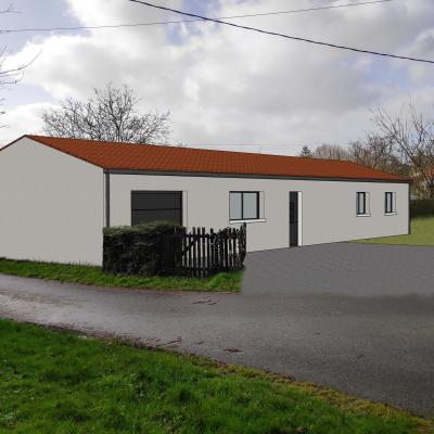 Maison traditionnelle à Breuil-Bernard