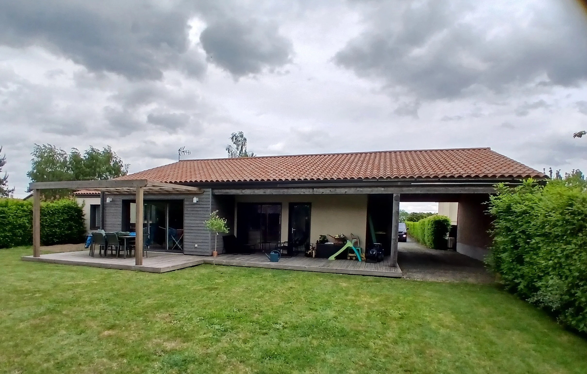 Maison bardage et enduit Moncoutant/Sèvre
