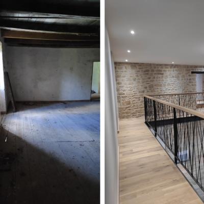 Renovation maison Pamproux