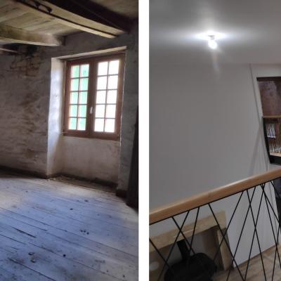 Renovation maison Pamproux