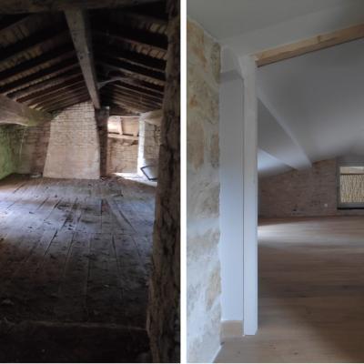 Renovation maison Pamproux