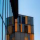 Black and orange glass curtain building 2255832